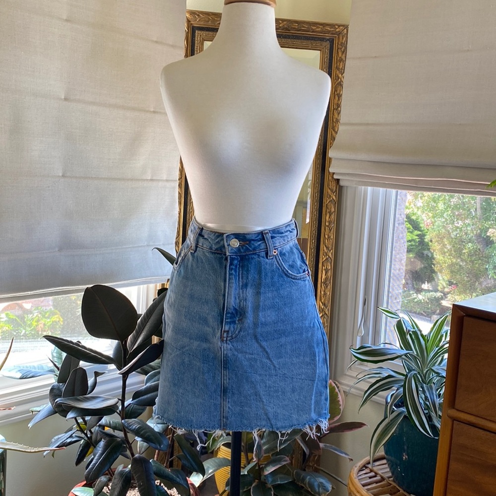 Topshop Denim Skirt